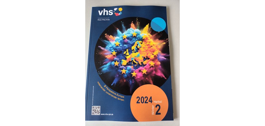 Buntes Cover der gedruckten VHS Broschüre